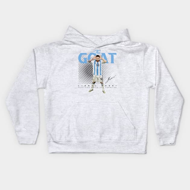 Messi Kids Hoodie by Juantamad